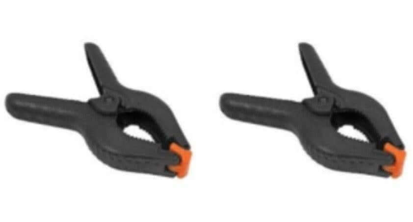 Mascot 2-1/2" Opening Mini Clamps – Scale Model Accessory Tools, Pack Of 2
